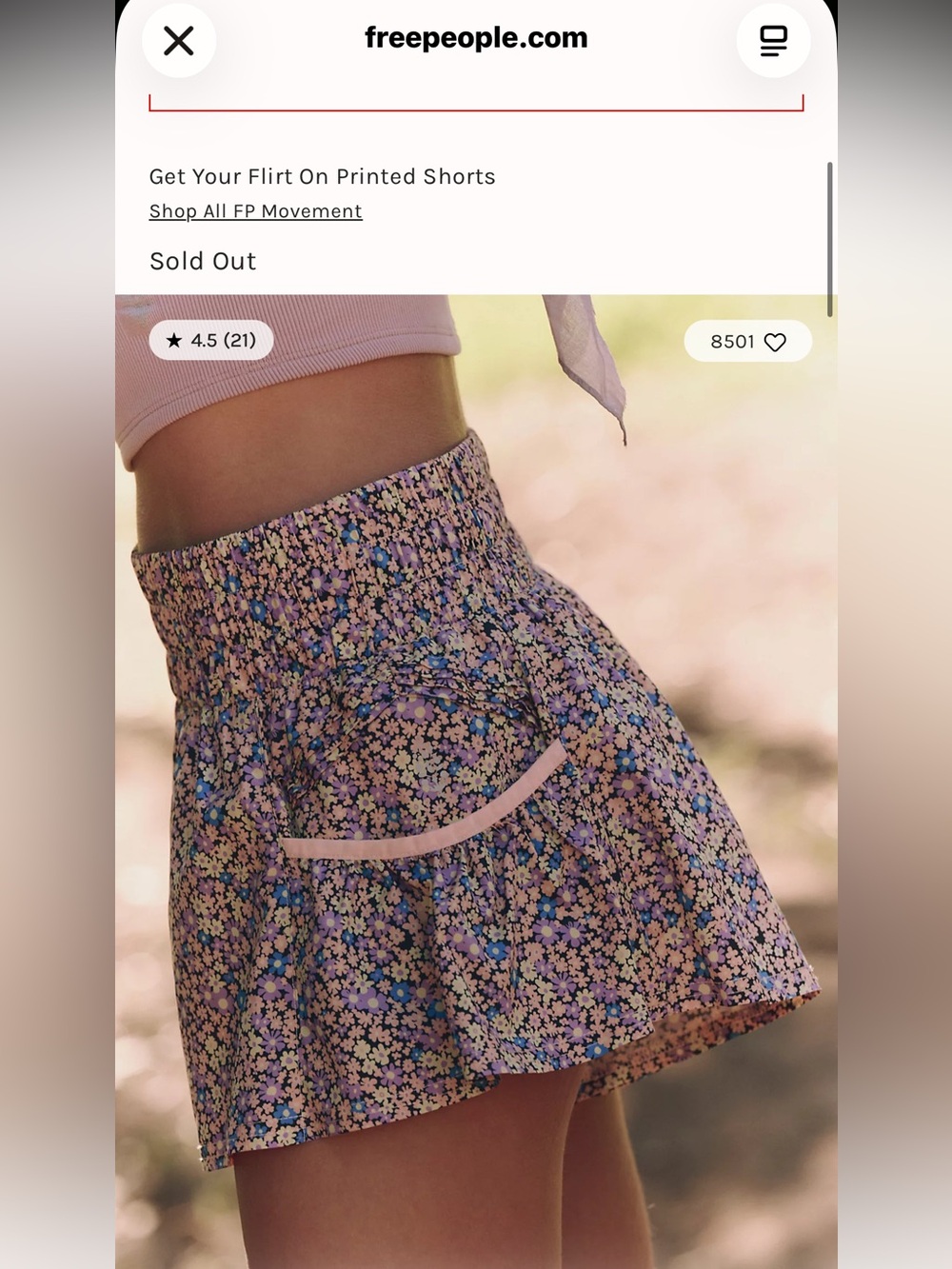 Free People Movement Shorts